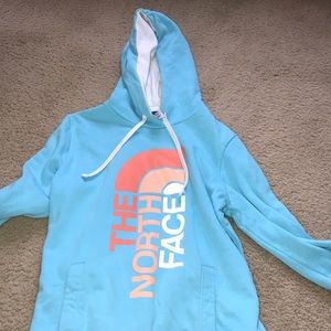 Blue North face hoodie